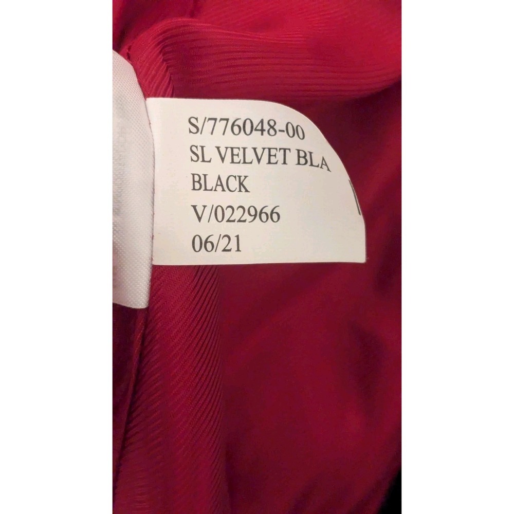 Banana Republic Blazer 42R Black Velvet Tailored Slim Fit Smoking Lounge Jacket - Picture 9 of 12